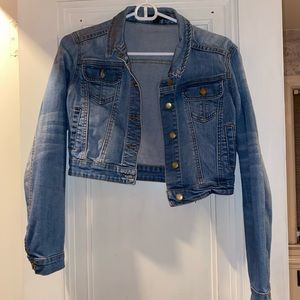 Jean cropped jacket